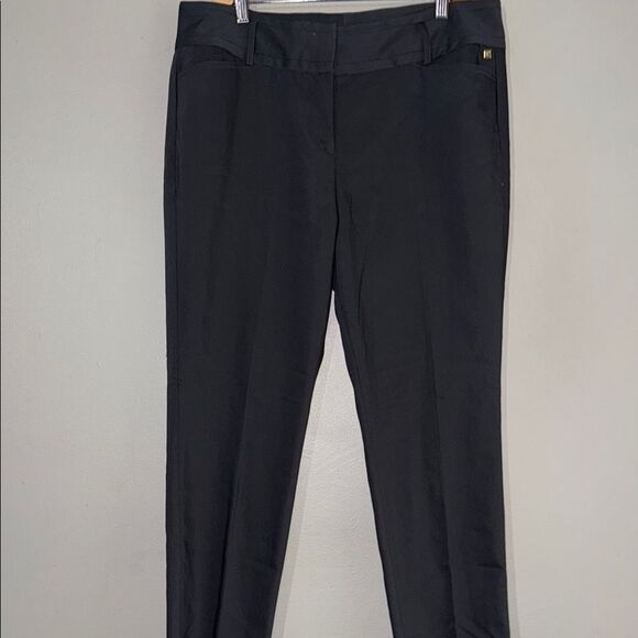 Ivanka Trump Grey Straight Leg Tailored Pants - Picture 1 of 12